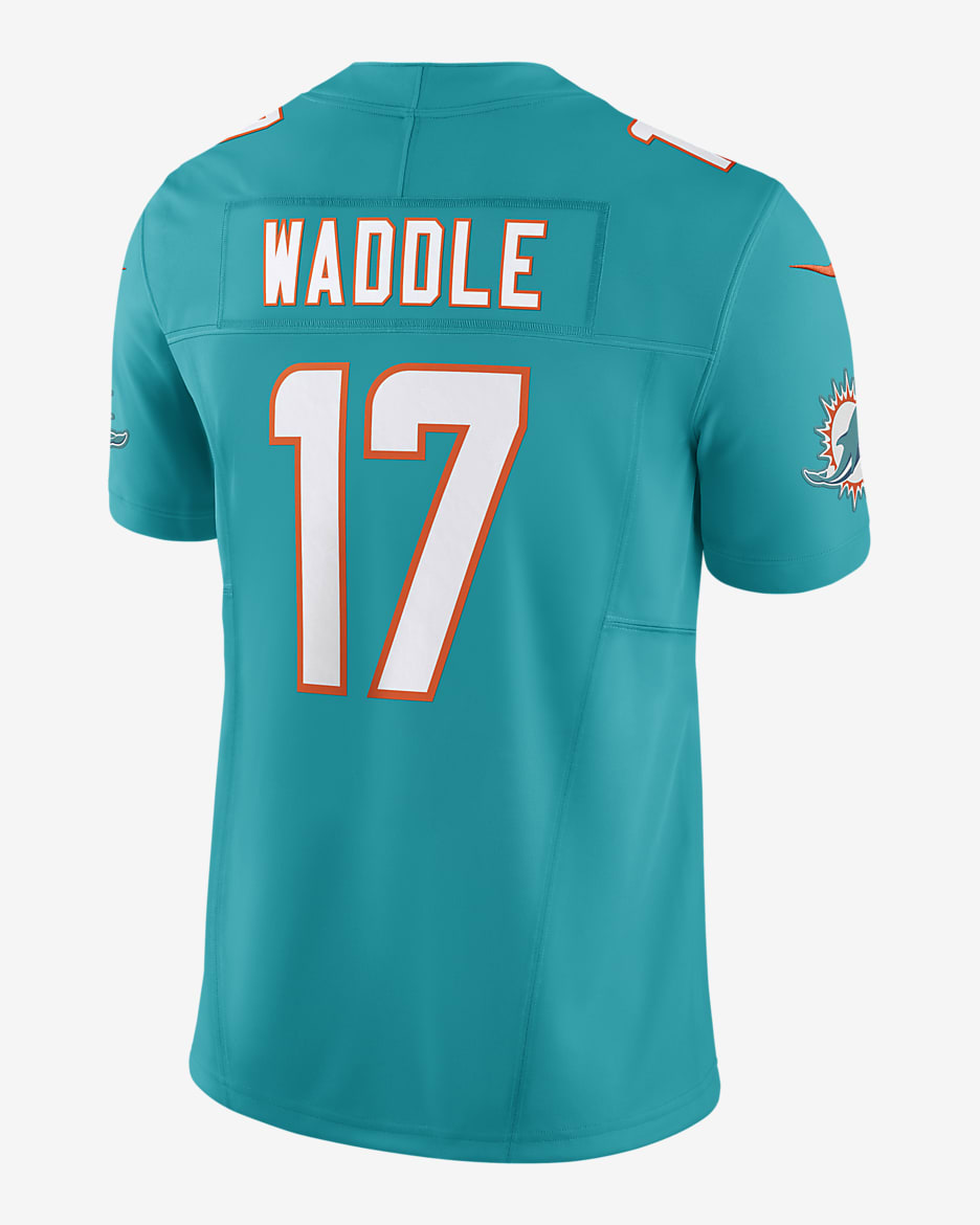 Jaylen Waddle Miami Dolphins Men s Nike Dri FIT NFL Limited Football Jersey. Nike